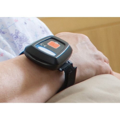 QT432W: Quantec infrared/radio patient wrist pendant & strap - Click Image to Close